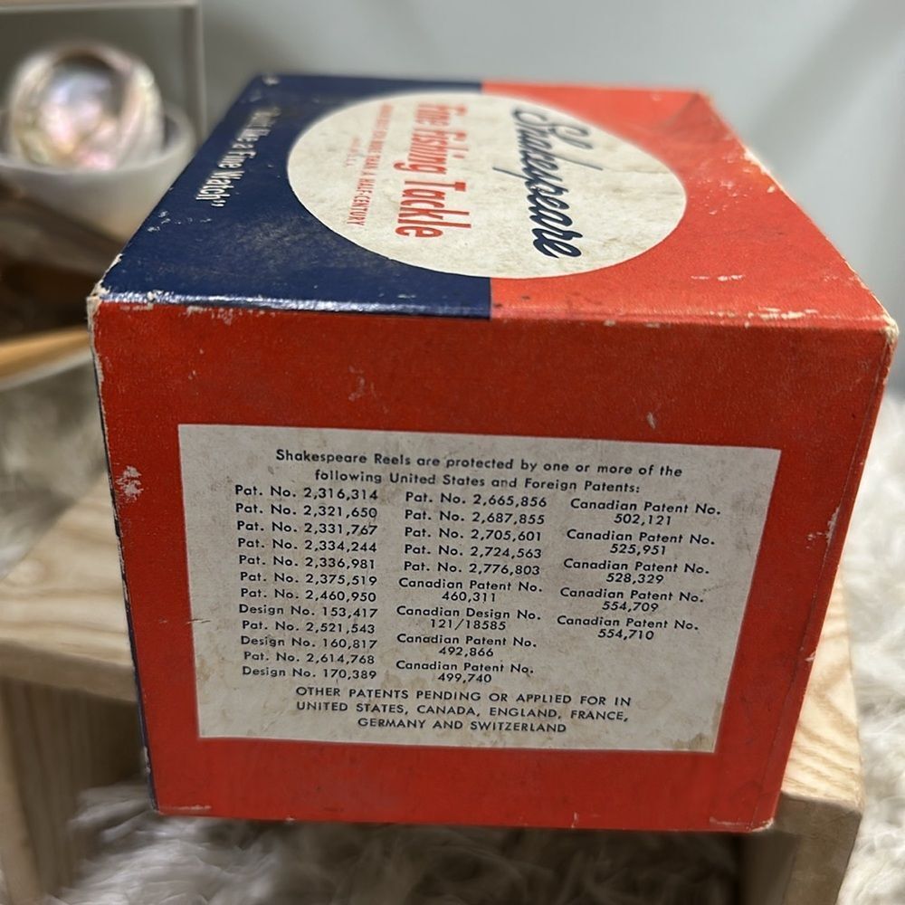 Shakespeare Level-Wind Push Button Wonder Cast No. 1797‎ BOX ONLY Vintage - Picture 7 of 17